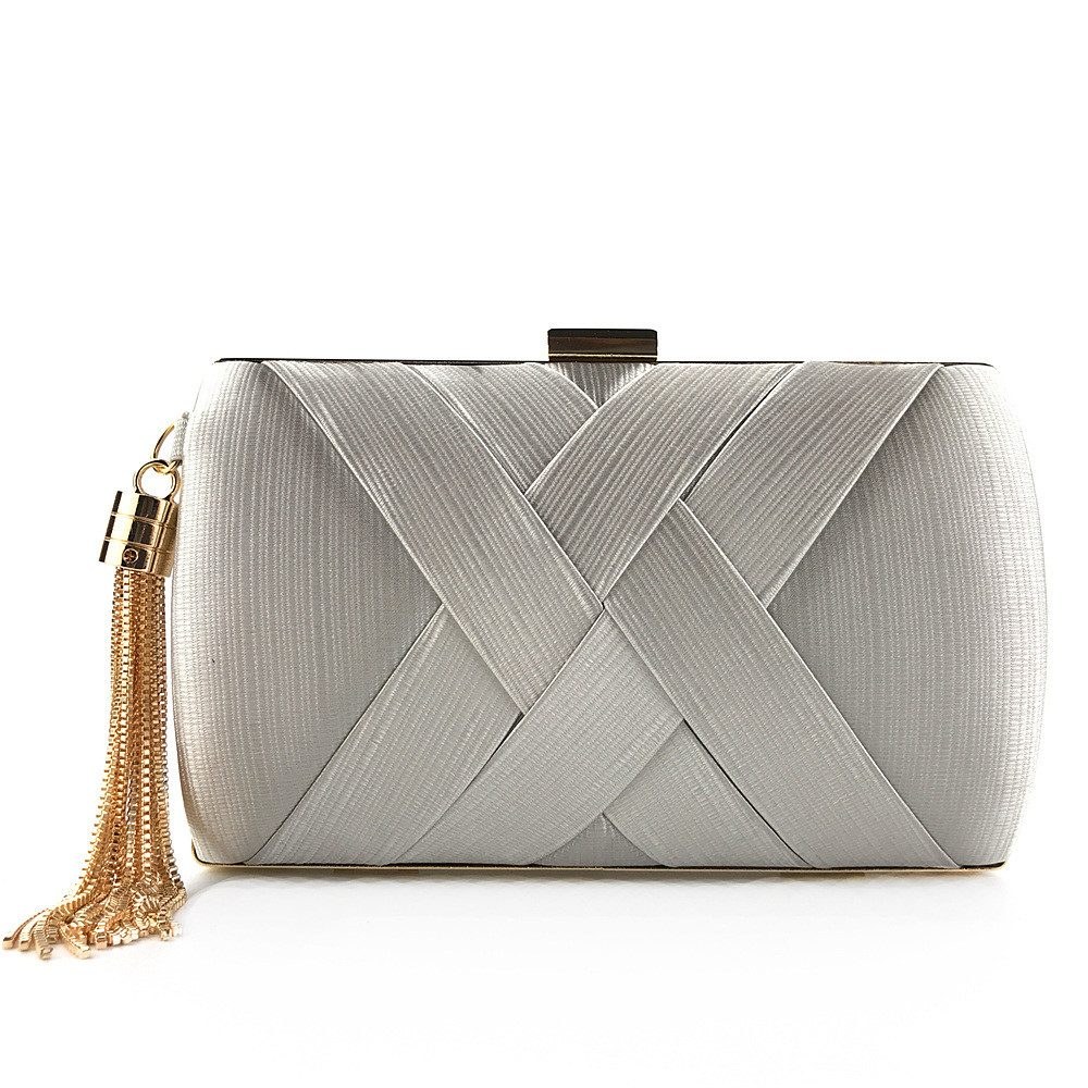 Coonoor Abendtasche Abendtasche mit Fransen-Anhänger, Hochzeits-Handtasche, günstig online kaufen