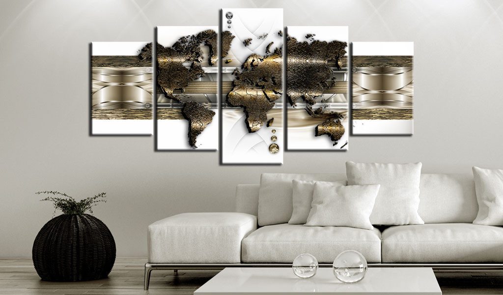 Artgeist Wandbild Metalic World