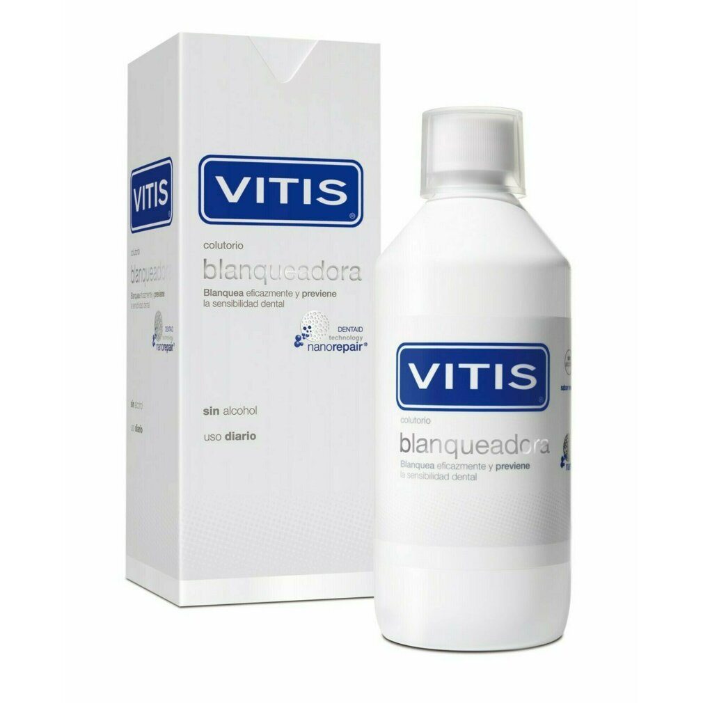 Vitis Zahnpasta blanquead. colutorio 500ml