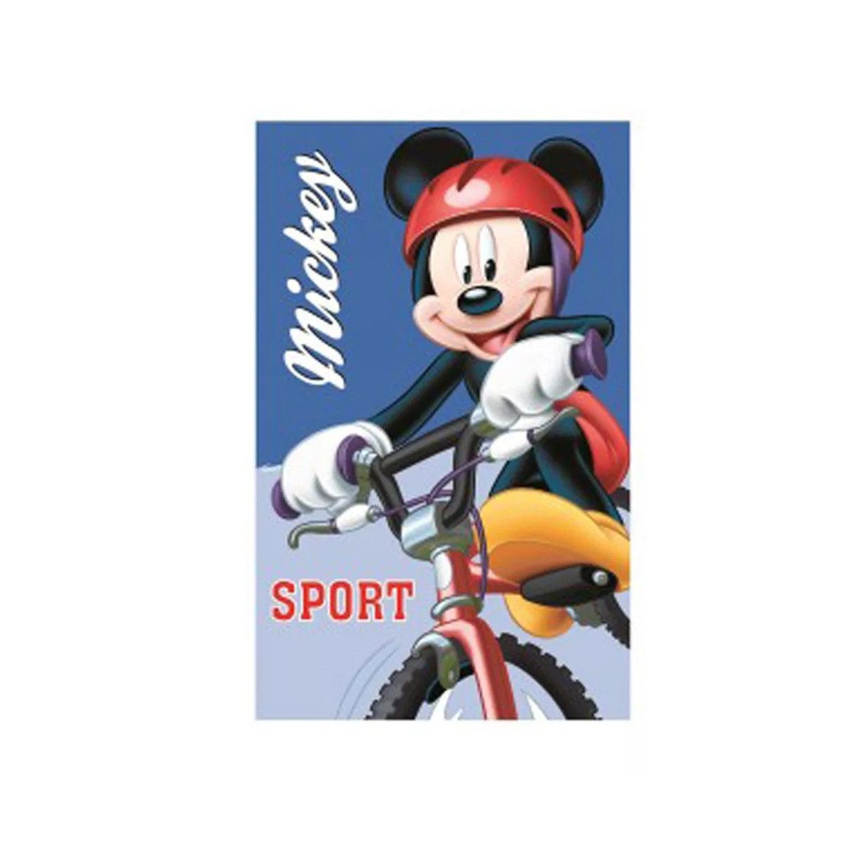 Disney Badetücher Disney Mickey Sporty Navy-Blü Handtuch, Baumwolle (1-St)