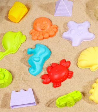 Fivejoy Sandform-Set Kinder-Strand-Sand-Grabwerkzeuge, Wasserspielzeug, 8-teiliges Set, (8-tlg)