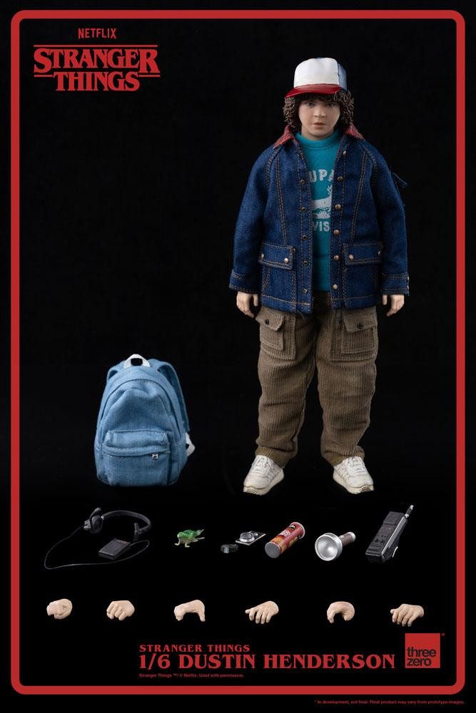 ThreeZero Actionfigur Stranger Things 1/6 Dustin Henderson 23 cm Actionfigur