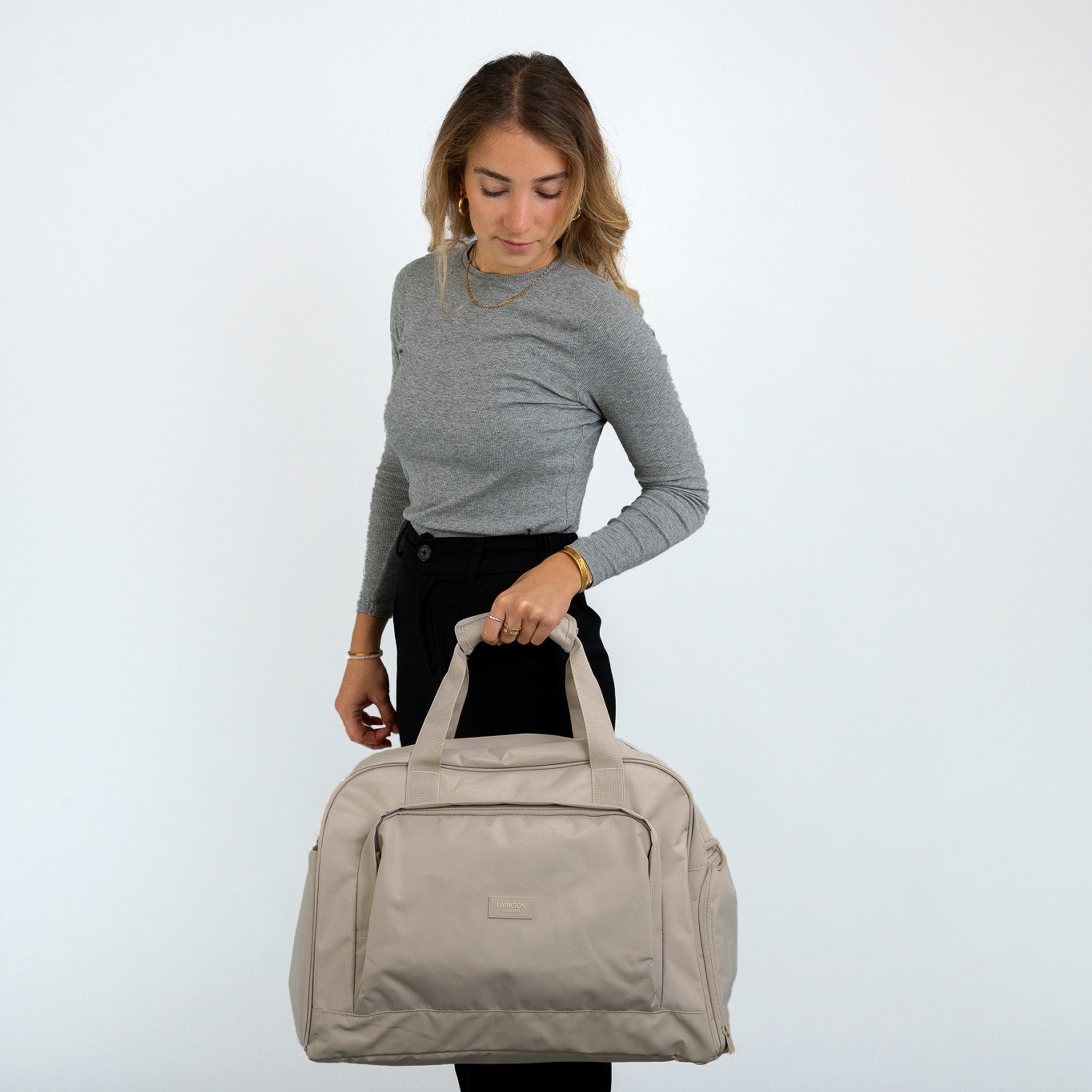 LARKSON Weekender Weekender Reisetasche Finja Large (2-tlg), Reisetasche, wasserabweisend
