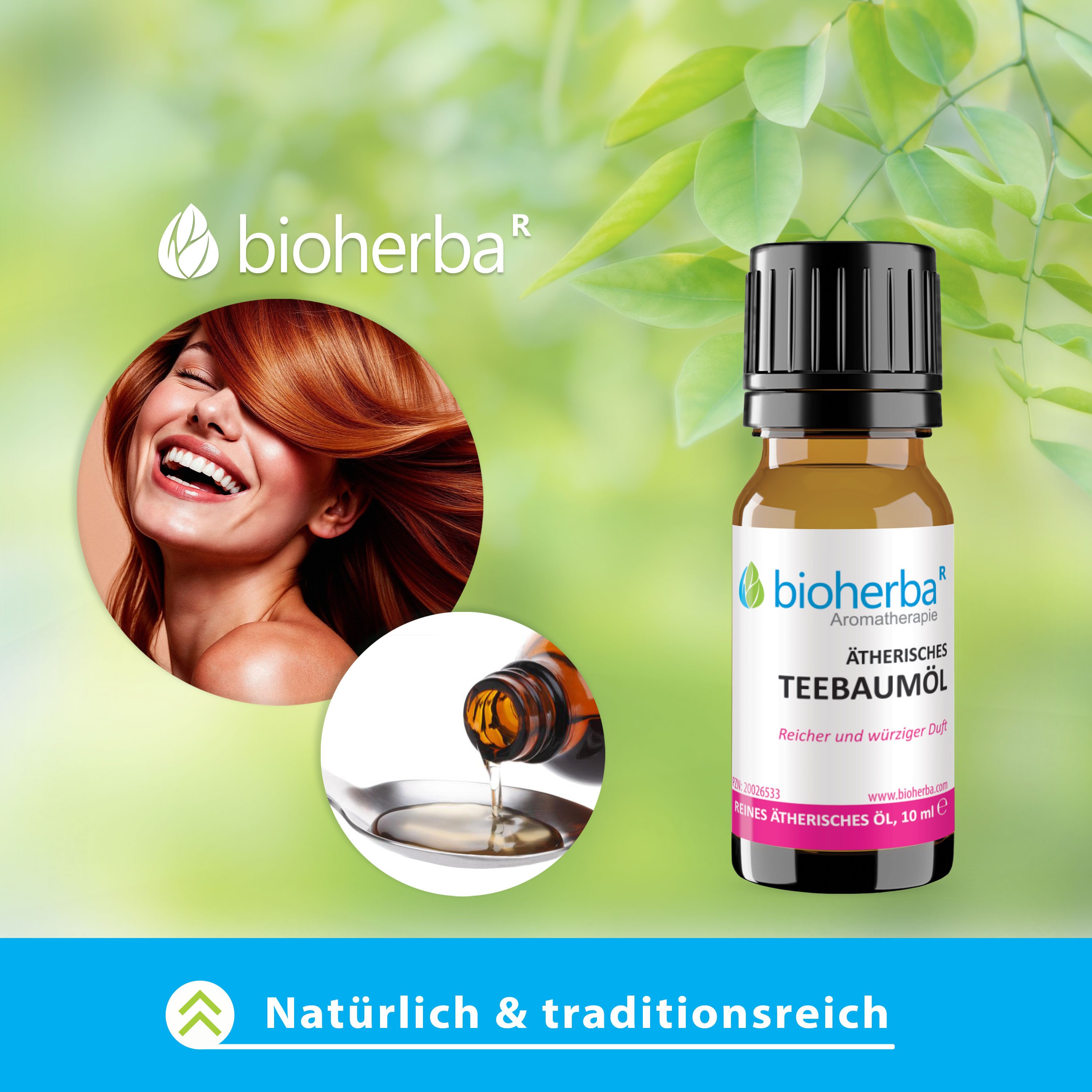 BIOHERBA R Pflege-Set Bioherba Ätherisches reines Teebaumöl 10 ml