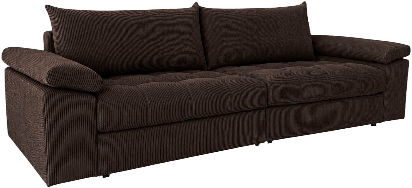 OTTO home Big-Sofa Soft&Cosy Pik XXL, B: 303 cm, Mega Sofa in Cord, Lounge-Komfort mit edler Sitzsteppung, Federkern – Bild 5 von 5