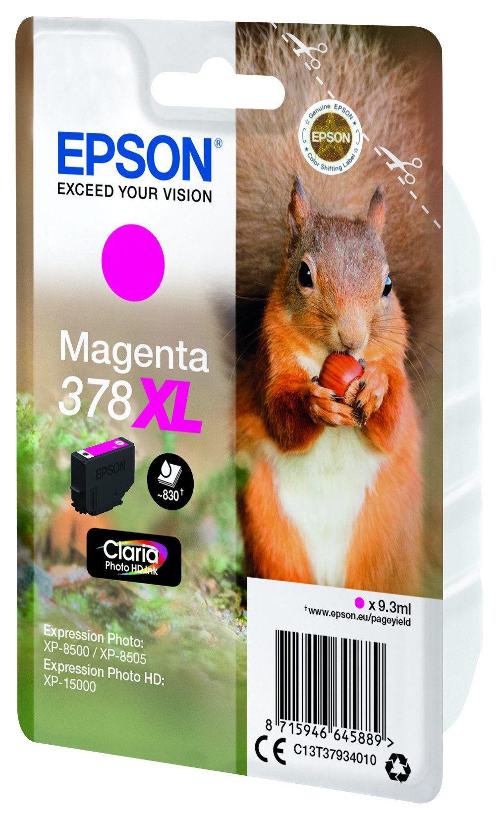 Epson Tintenpatrone 378XL Magenta (9,3ml) Tintenpatrone