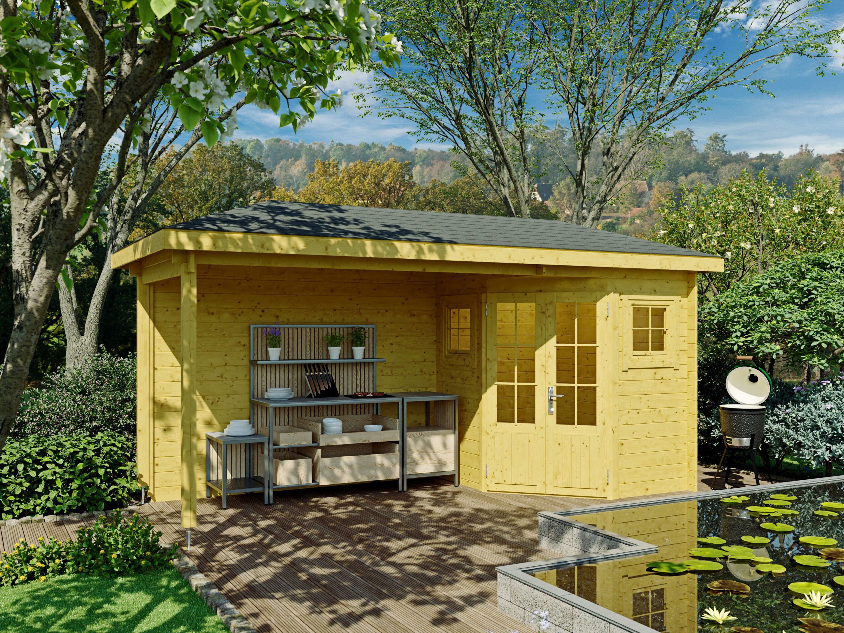 Fjordholz Gartenhaus Evelyn 1C
