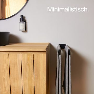 Designfabrik Hamburg Doppelhandtuchhalter, Handtuchhalter zweiarmig, Handtuchstange für Bad & Küche, 42 cm
