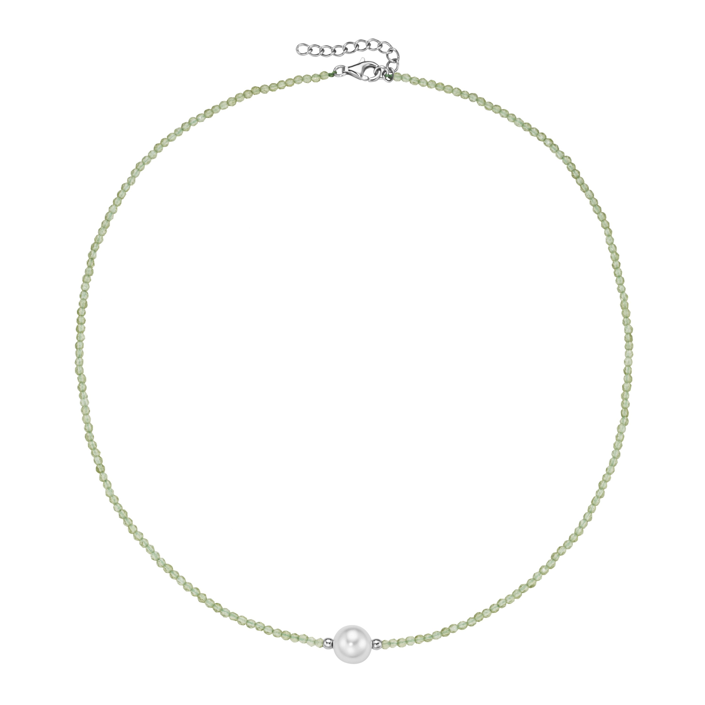 Smart Jewel Collier mit Edelstein-Kugeln + günstig online kaufen
