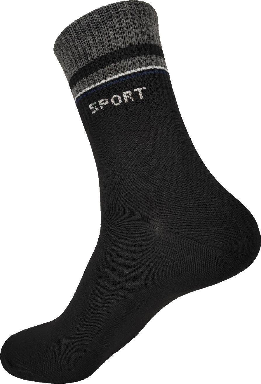 EloModa Basicsocken 12 Socken Herren Sport Form Mix15 Muster Paar (12-Paar) 12 klassischer Paar, Freizeit