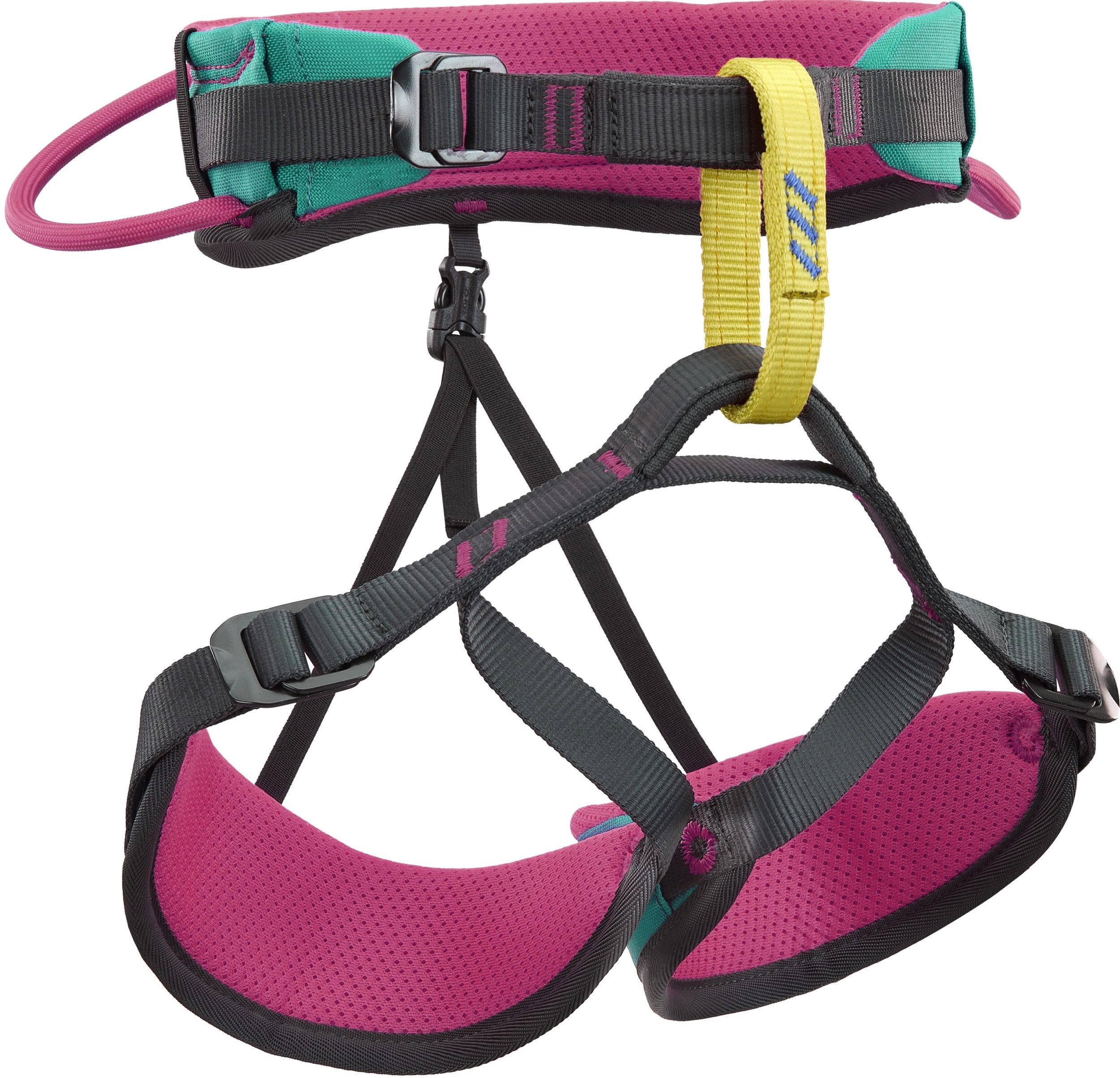 Climbing Technology Klettergurt DYNO - Kinder Klettergurt - Aquamarin/Lila/Anthrazit