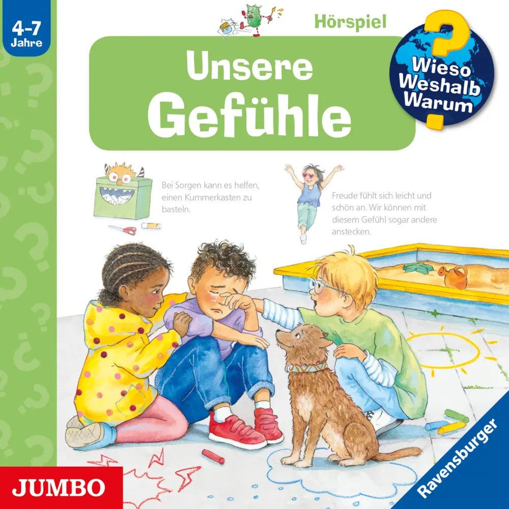 JUMBO Verlag Hörspiel Wieso?Weshalb?Warum? Unsere Gefühle, 1 Audio-CD