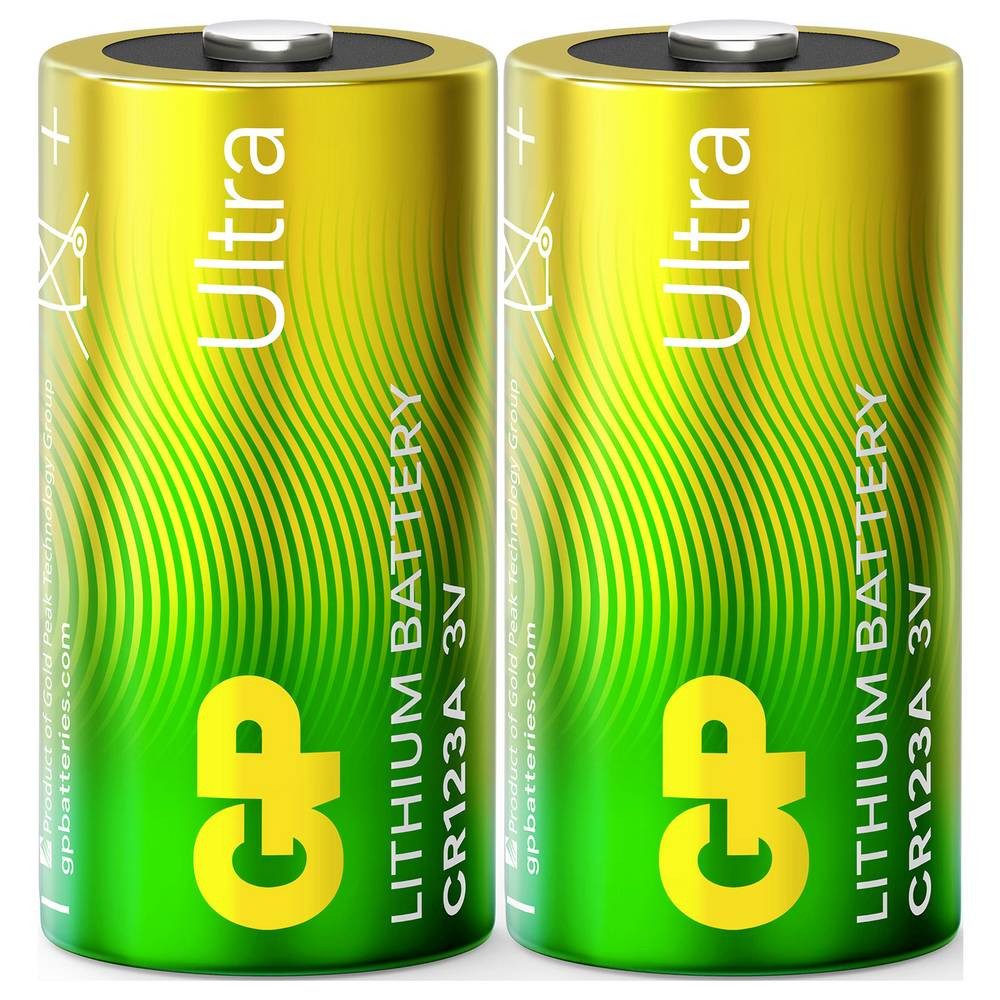 Gp Ultra Primary Lithium Batterie CR123A 2 Stück Fotobatterie CR123A Fotobatterie