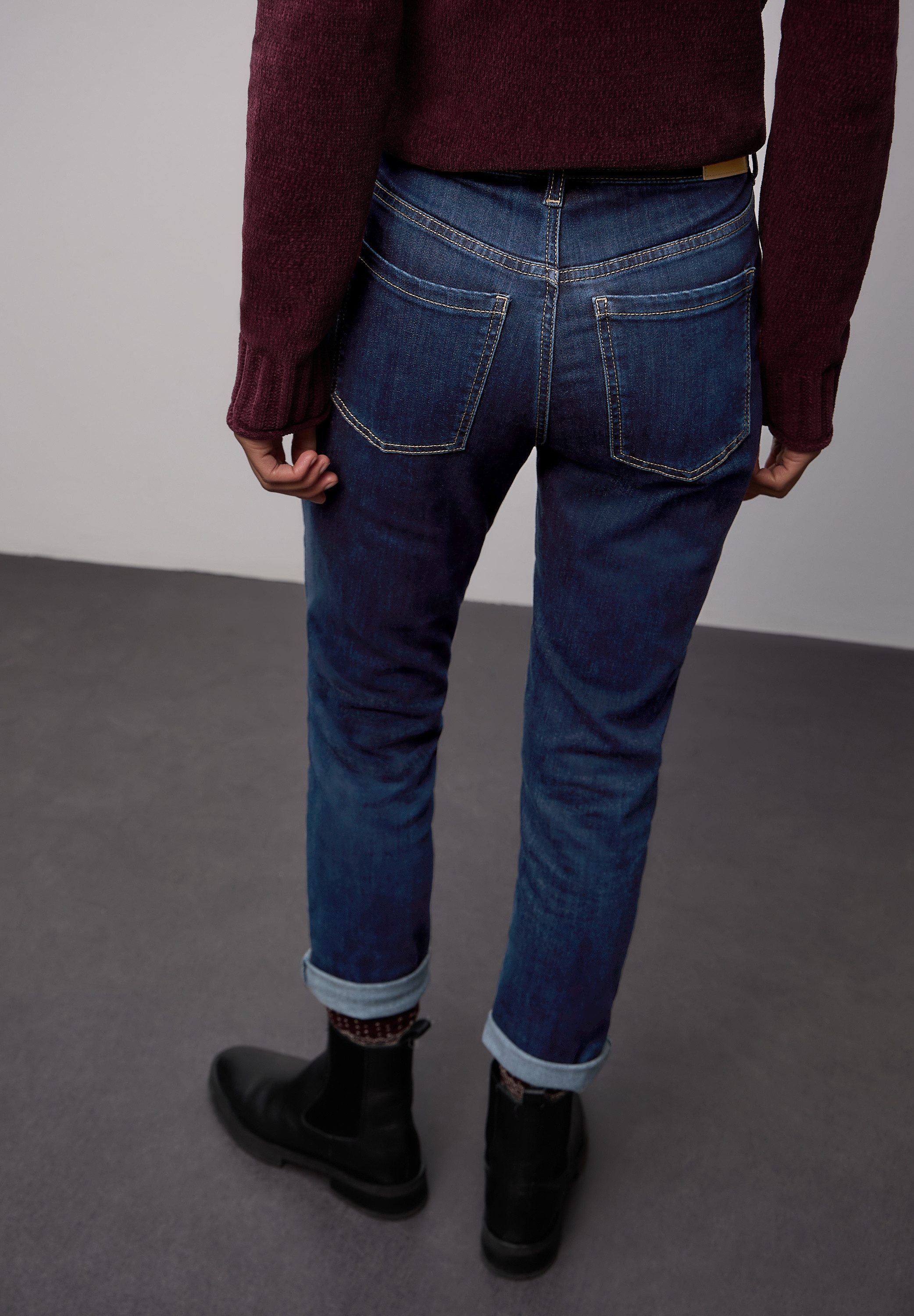 STREET ONE 5-Pocket-Jeans Style BOYFRIEND mit Stretch günstig online kaufen