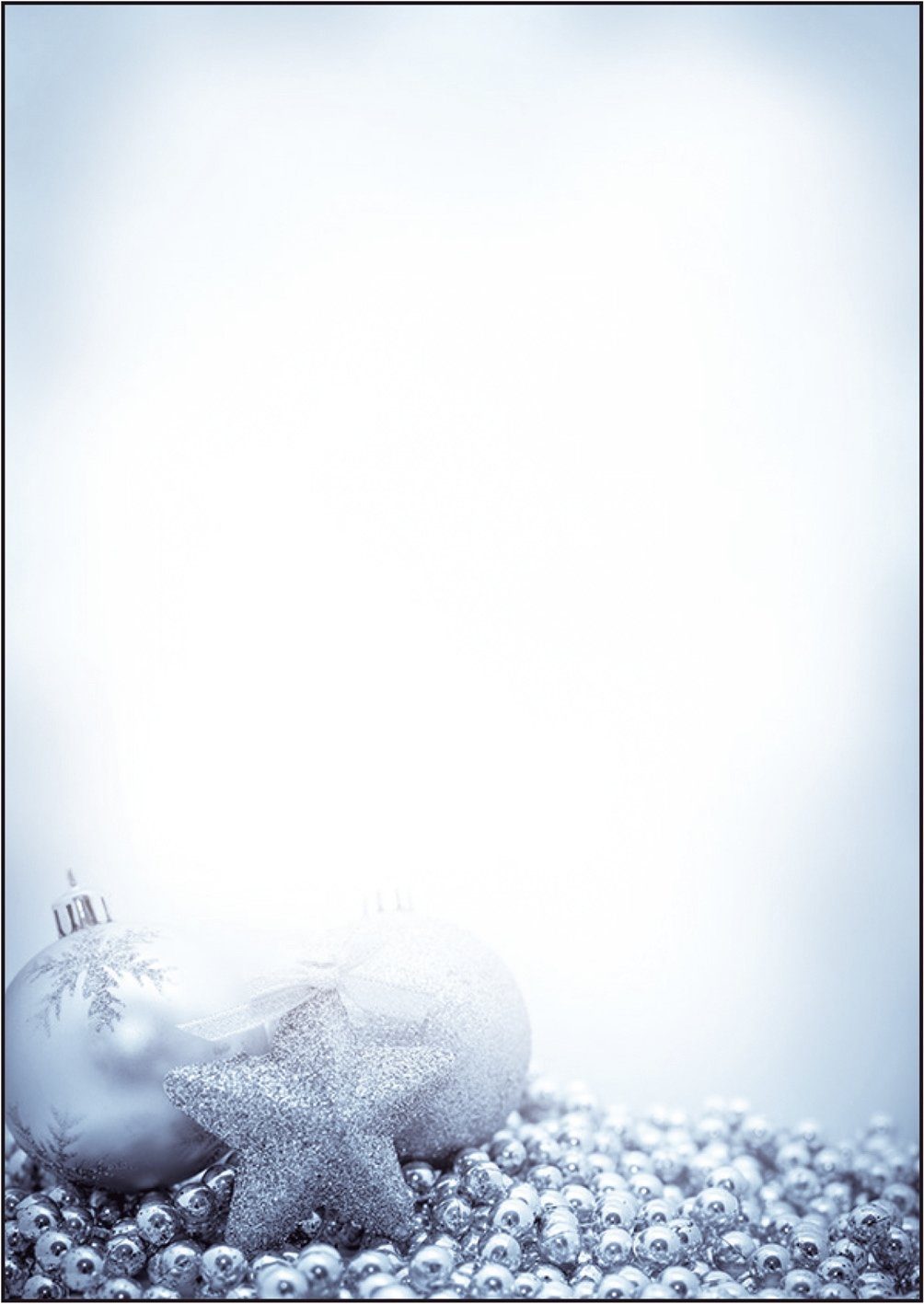 Sigel Druckerpapier sigel Weihnachts-Motiv-Papier "Blue Mystery", A4, 90 g/qm