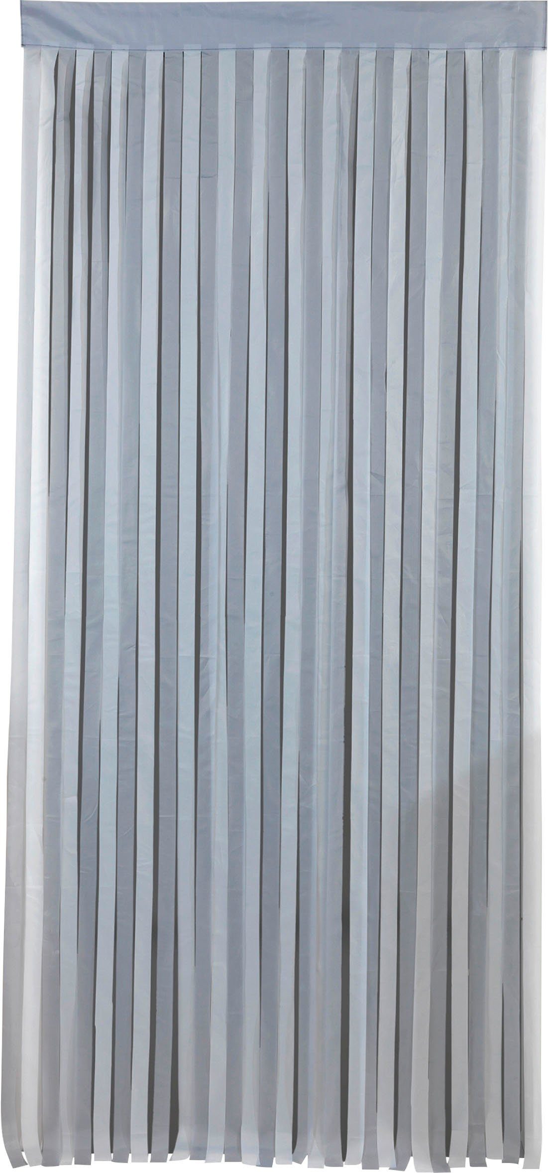 Türvorhang blickdicht, zuschneidbar Klettband Maximex, Grau-Weiß, St), (1 Insektenschutz, WENKO