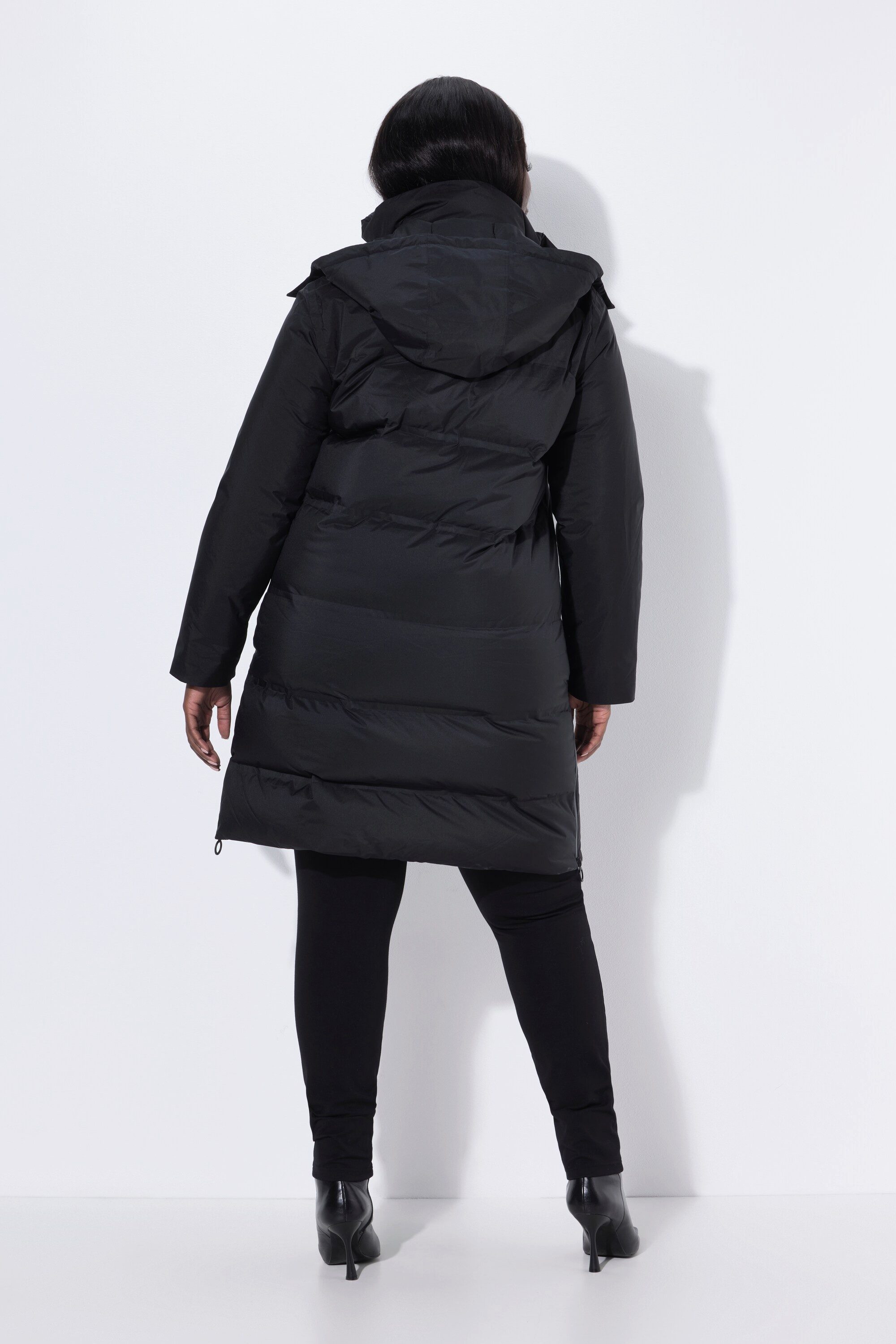 Ulla Popken Funktionsjacke Sympatex Funktions-Steppmantel wasserdicht Kapuze