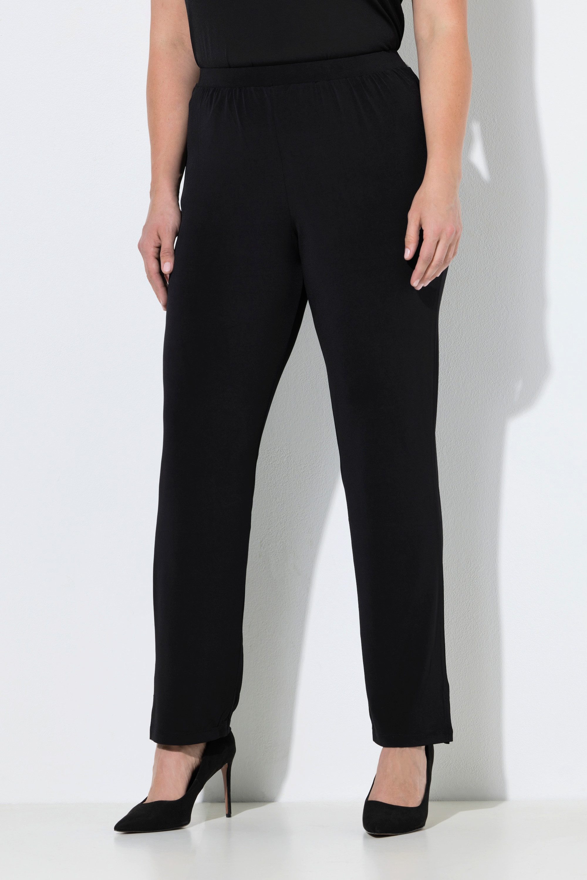 Ulla Popken Schlupfhose Jerseyhose elastischer Bund
