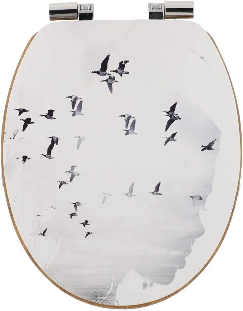 TENDANCE WC-Sitz mit Absenkautomatik MDF Toilettensitz Toilettendeckel WC Sitz