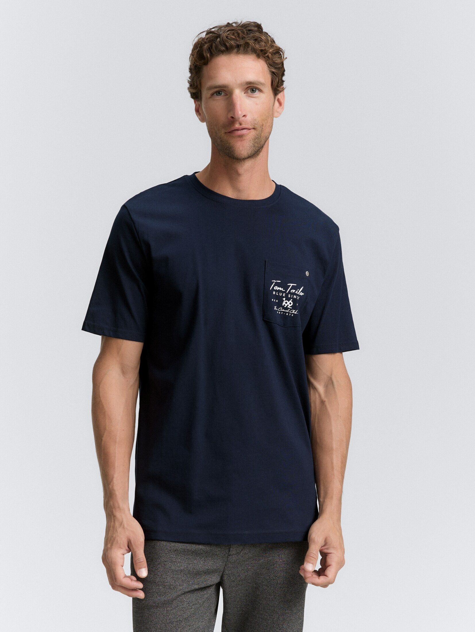 TOM TAILOR T-Shirt T-Shirt mit Brusttasche günstig online kaufen