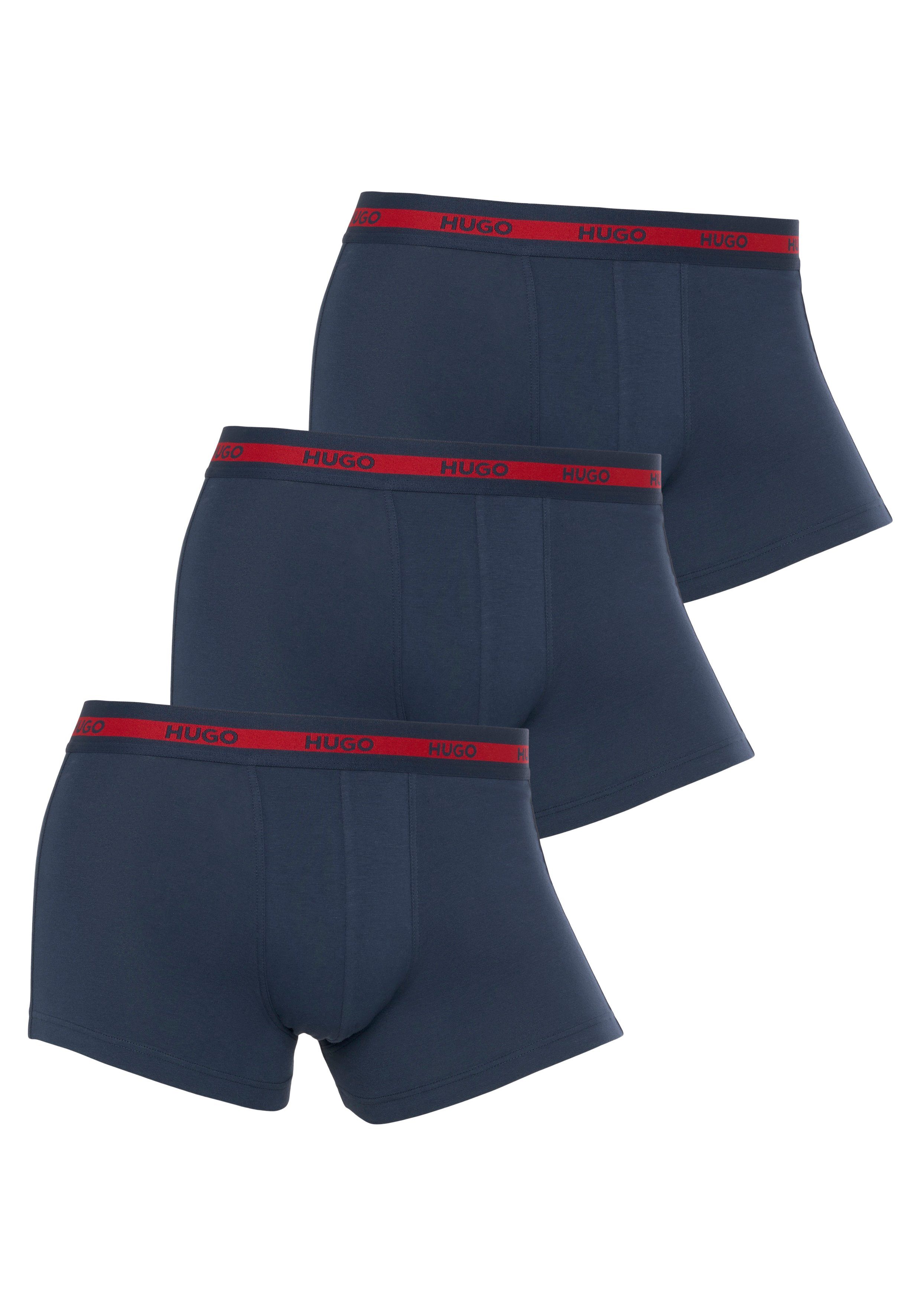 HUGO Trunk TRIPLET (Packung, 3-St., Im Dreierpack) mit Logoschriftzug günstig online kaufen