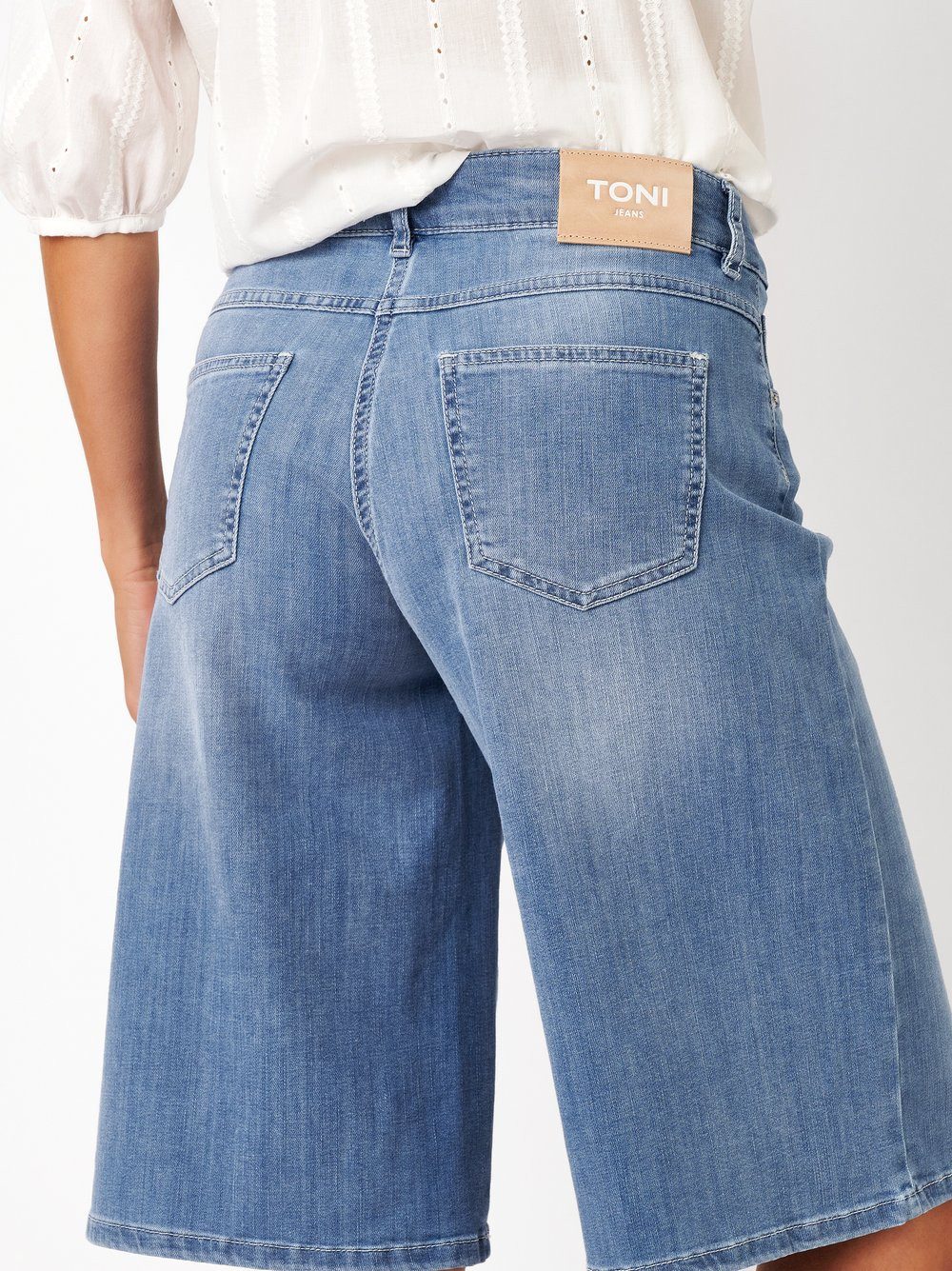 TONI Jeansbermudas aus softem Sommer-Denim