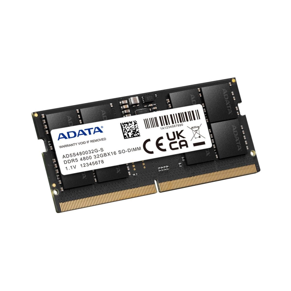 ADATA DDR5 4800 SO-DIMM 32GB AD5S480032G-S Laptop-Arbeitsspeicher