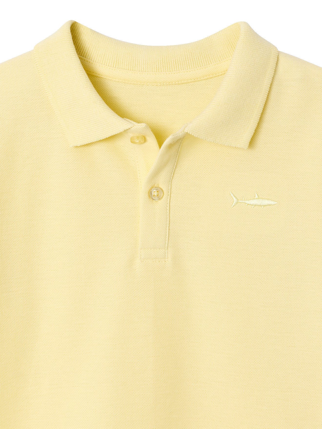 vertbaudet Poloshirt Jungen Poloshirt, kurze Ärmel Stickerei