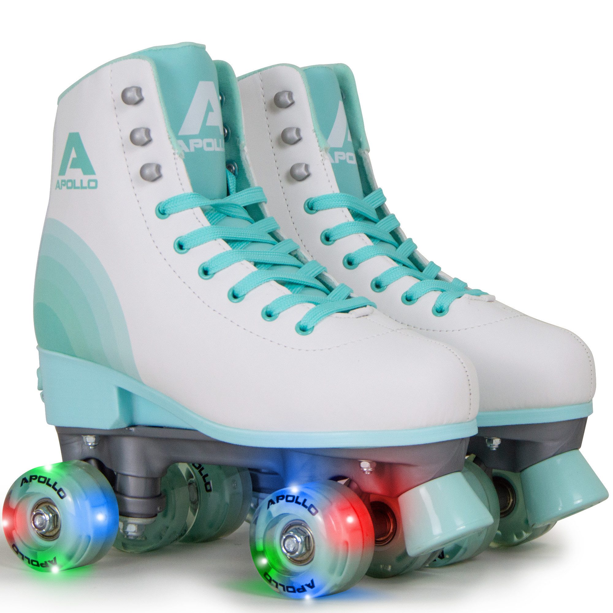 Apollo Rollschuhe Retro Discoroller, verstellbare Disco Roller Skates, größenverstellbar Rollerskates, Retro Design