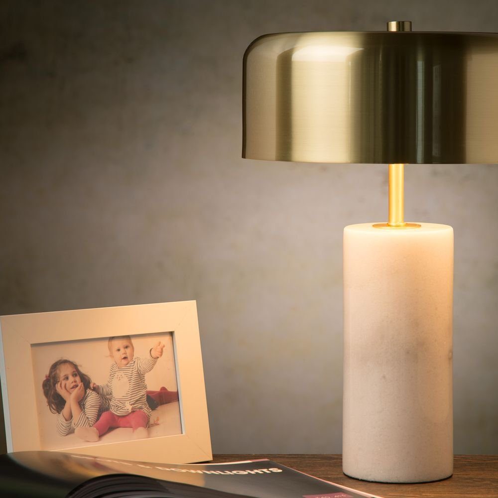 click-licht Tischleuchte Tischleuchte Mirasol in Weiß und Gold-Matt G9 3-flammig, keine Angabe, Leuchtmittel enthalten: Nein, warmweiss, Tischleuchte, Nachttischlampe, Tischlampe | Tischlampen