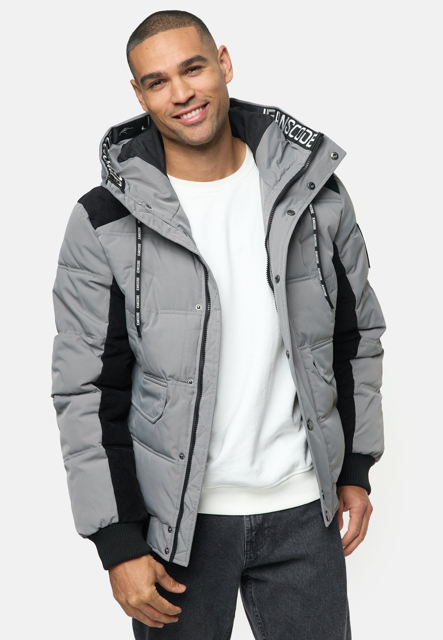 Indicode Winterjacke INJakobe Pewter