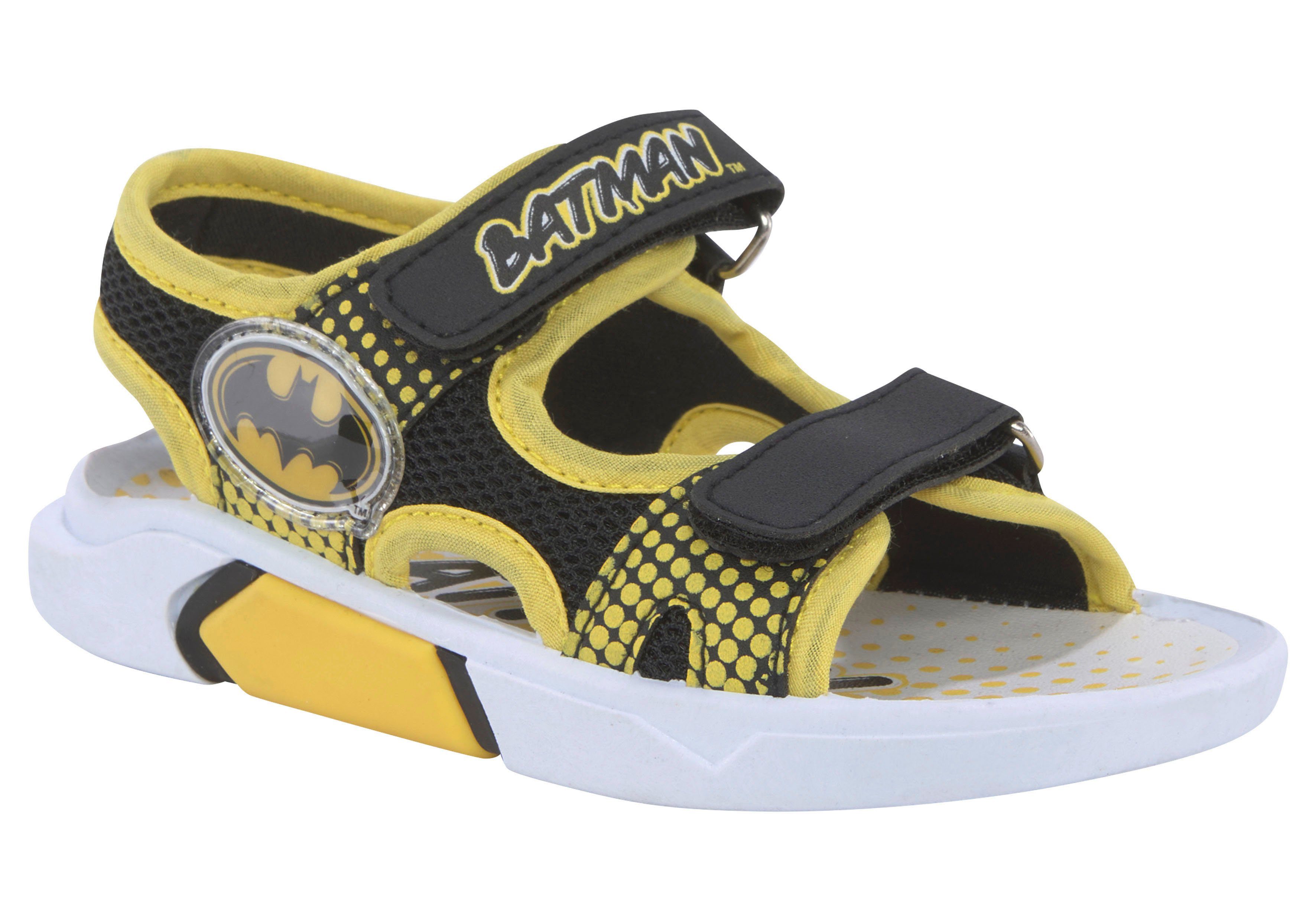 Disney Batman Sandale mit Klettverschluss, Coole Sandale von Disney mit  Klettverschlüsse