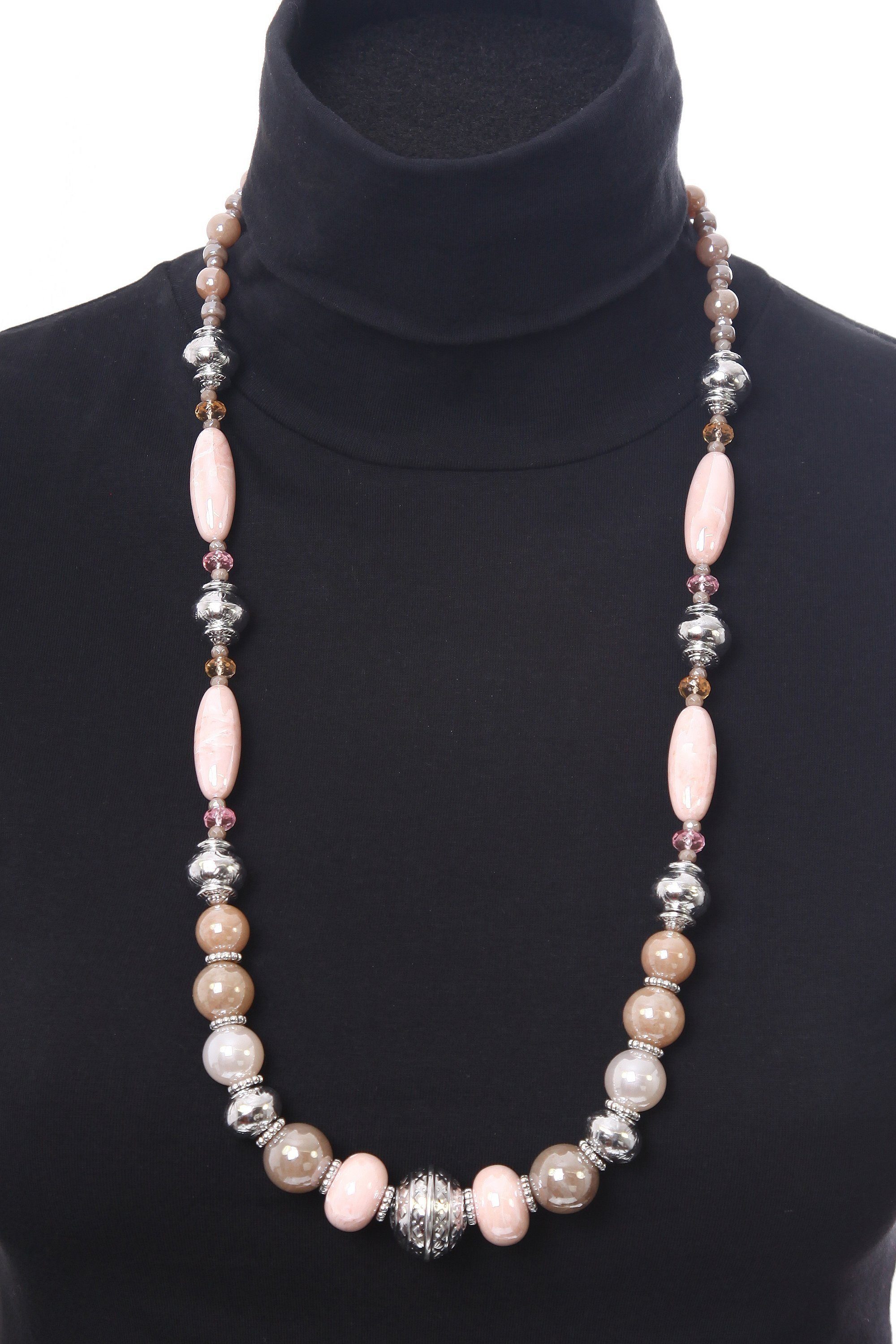 COLLEZIONE ALESSANDRO Lange Kette Cynthia, mit perlmutt schimmernden Perlen günstig online kaufen