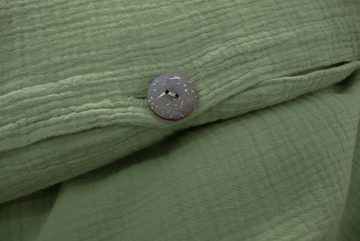 Bettwäsche Musselin-Bettwäsche aus 100% Bio-Baumwolle in Knitterlook Made in Green in naturfarben, jilda-tex, 100% Baumwolle, 2 teilig