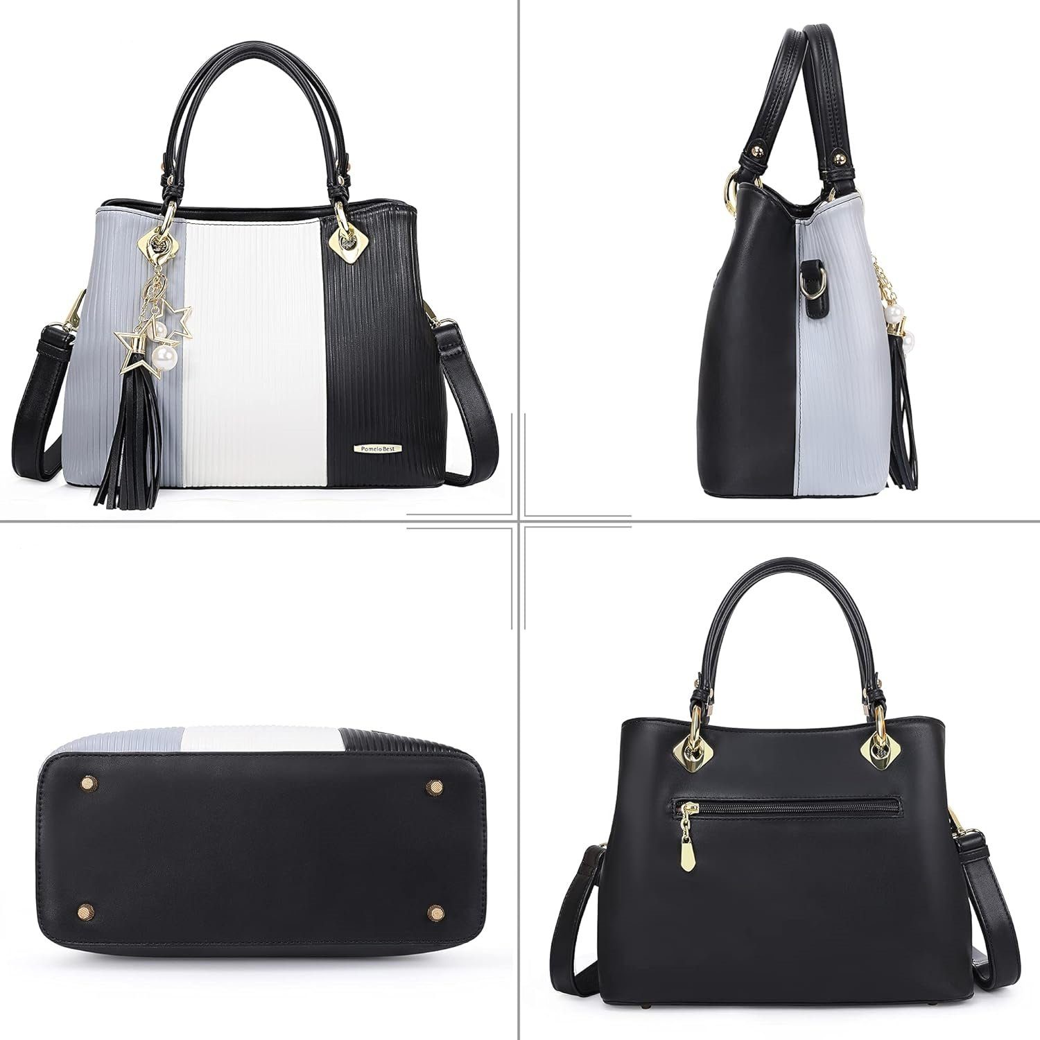 REDOM Henkeltasche Umhängetasche Handtasche Tragetasche Aktentasche Tasche günstig online kaufen