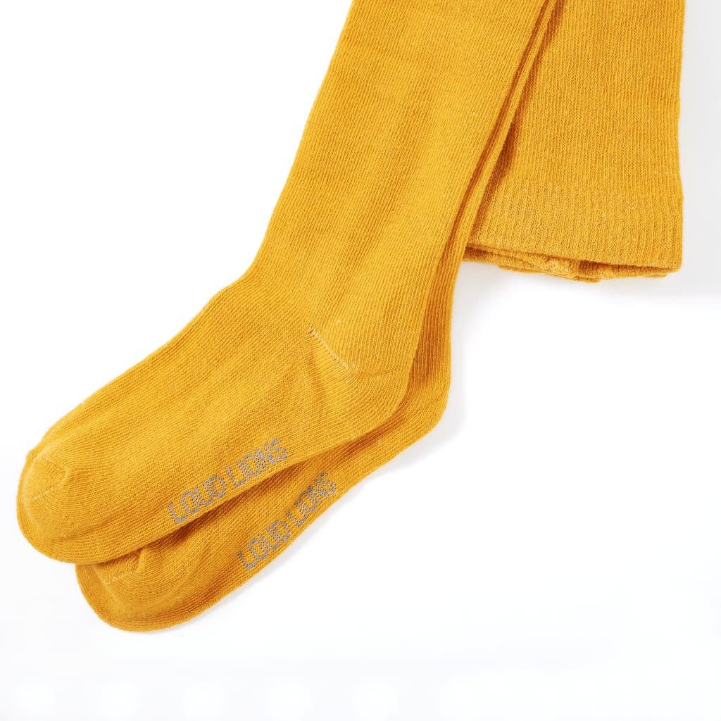 vidaXL Strumpfhose Kinderstrumpfhose Dunkles Ocker 104