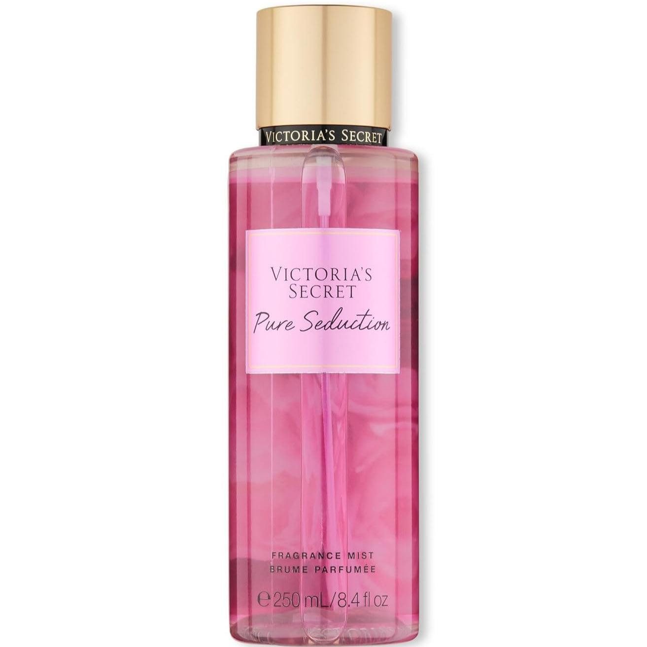 Victorias Secret Körperspray Body Mist Pure Seduction – Bodyspray für Damen 250ml, erfrischender Duft, pflegende Aloe Vera, sanfte Kamille