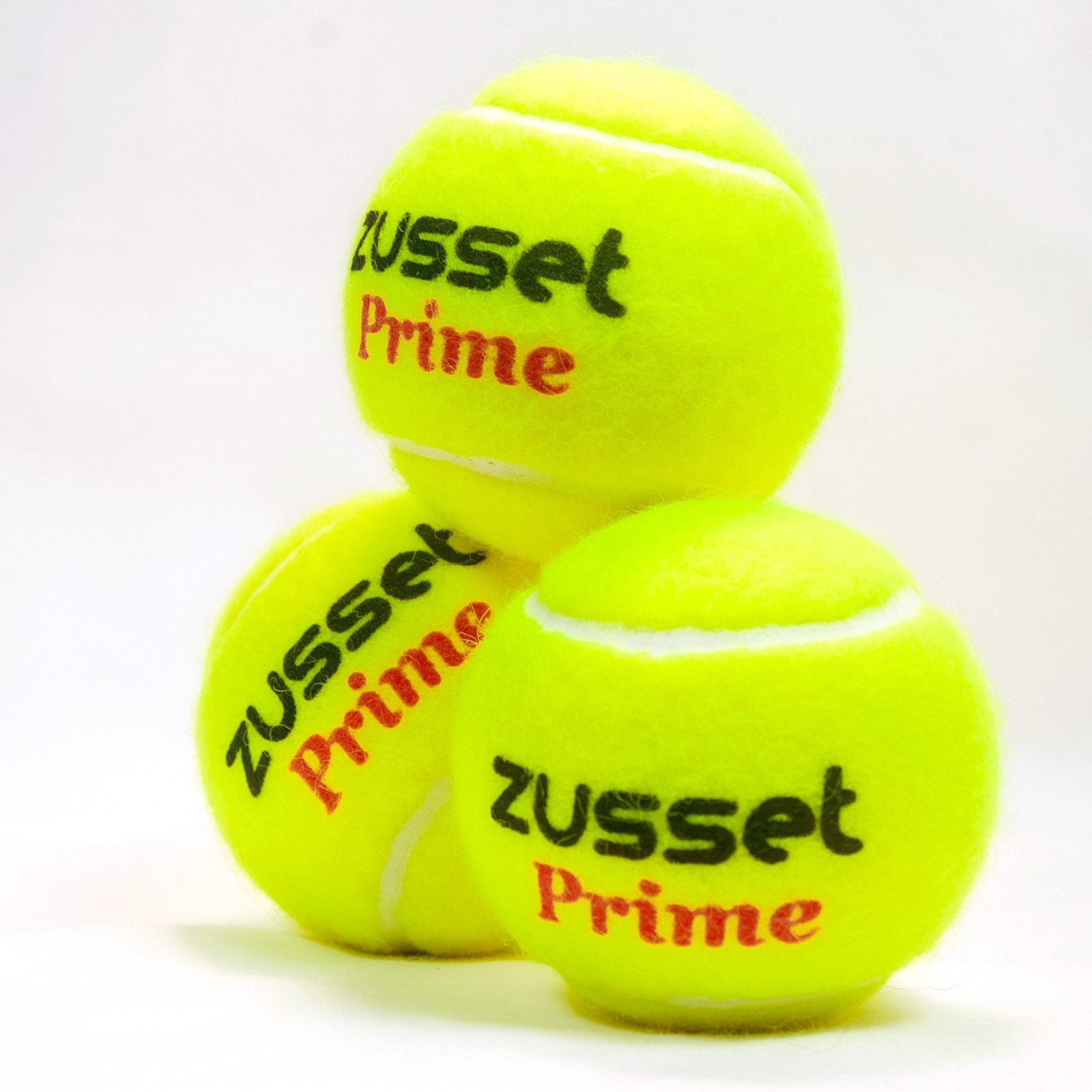 Zusset Padelschläger Padel Balls Padelbälle PRIME – Turnierqualität - 3 Stück in Tube