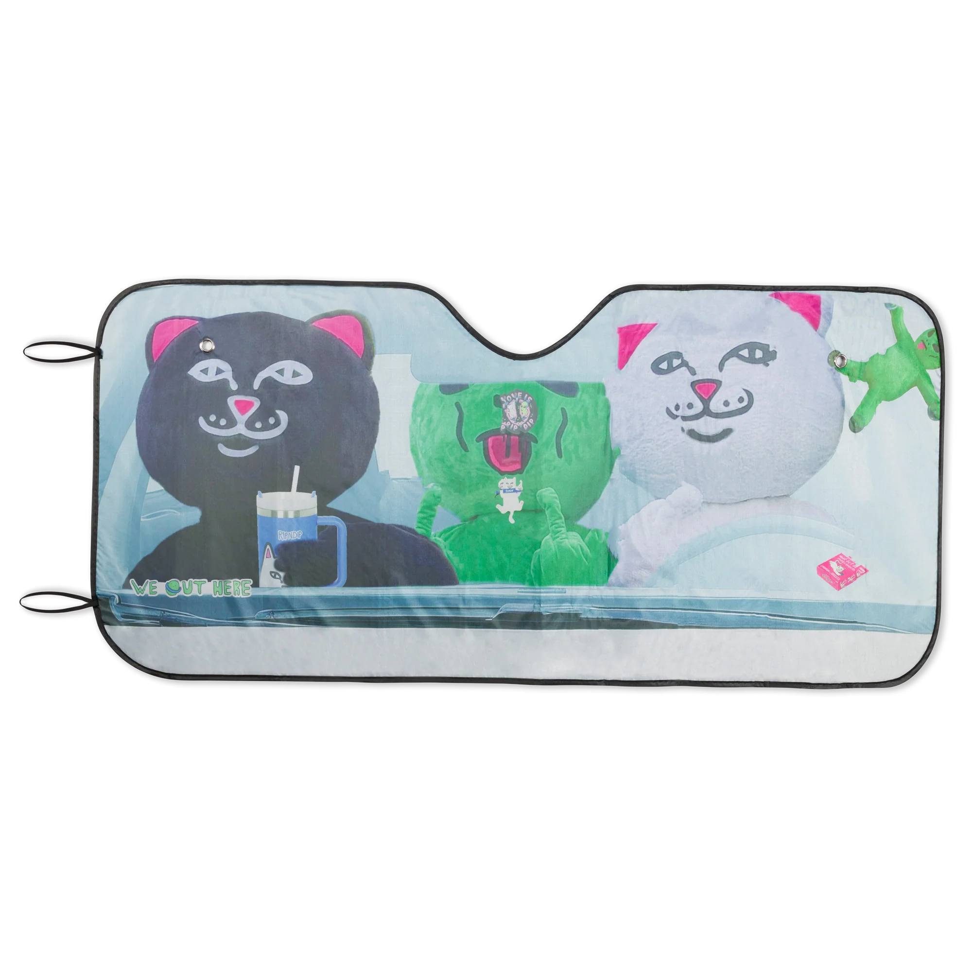 RIPNDIP Autosonnenschutz Auto Sonnenschutz Ripndip Real Photo Car