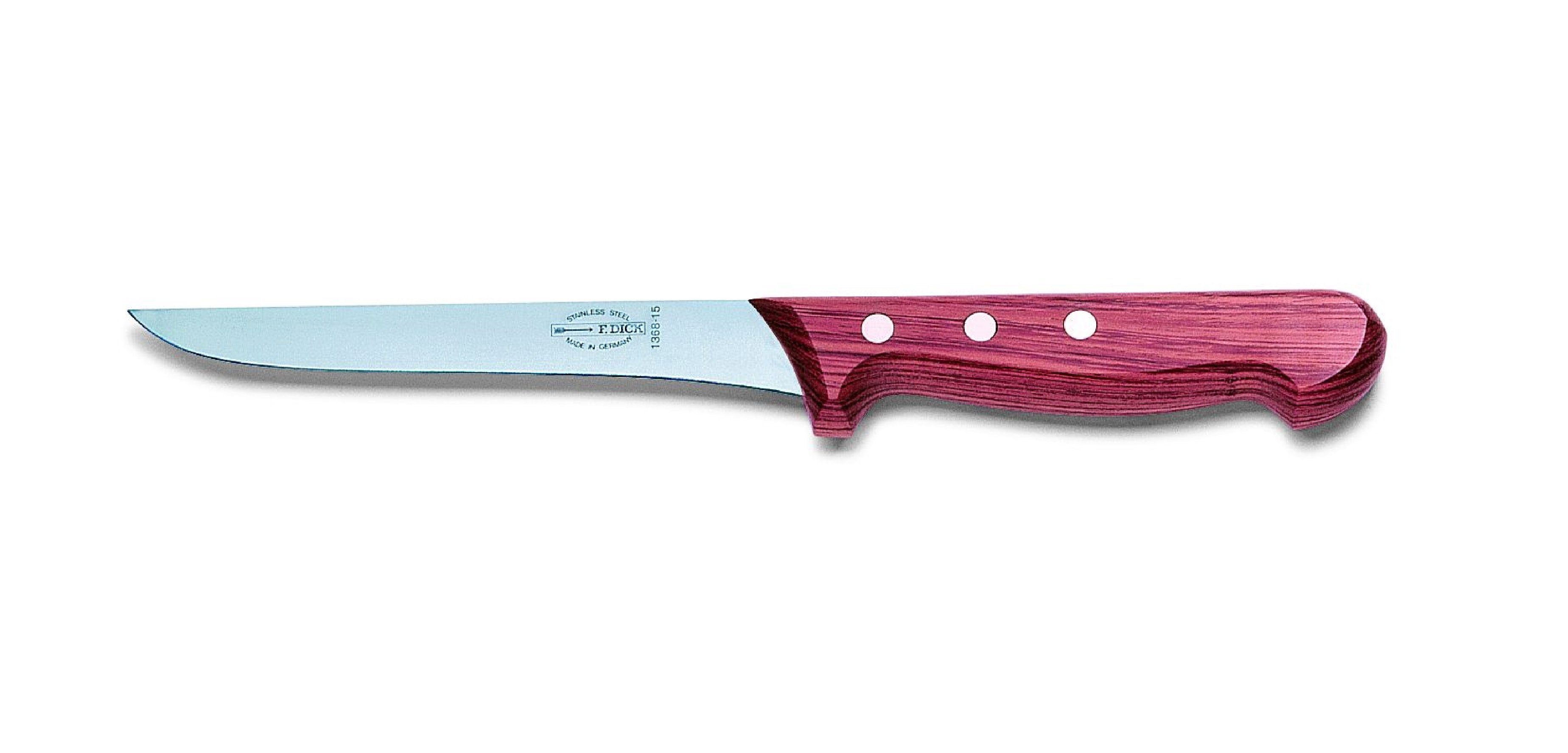 F. DICK Kochmesser Dick Ausbeinmesser m. 13 cm schmale Klinge Holzgriff 8136813