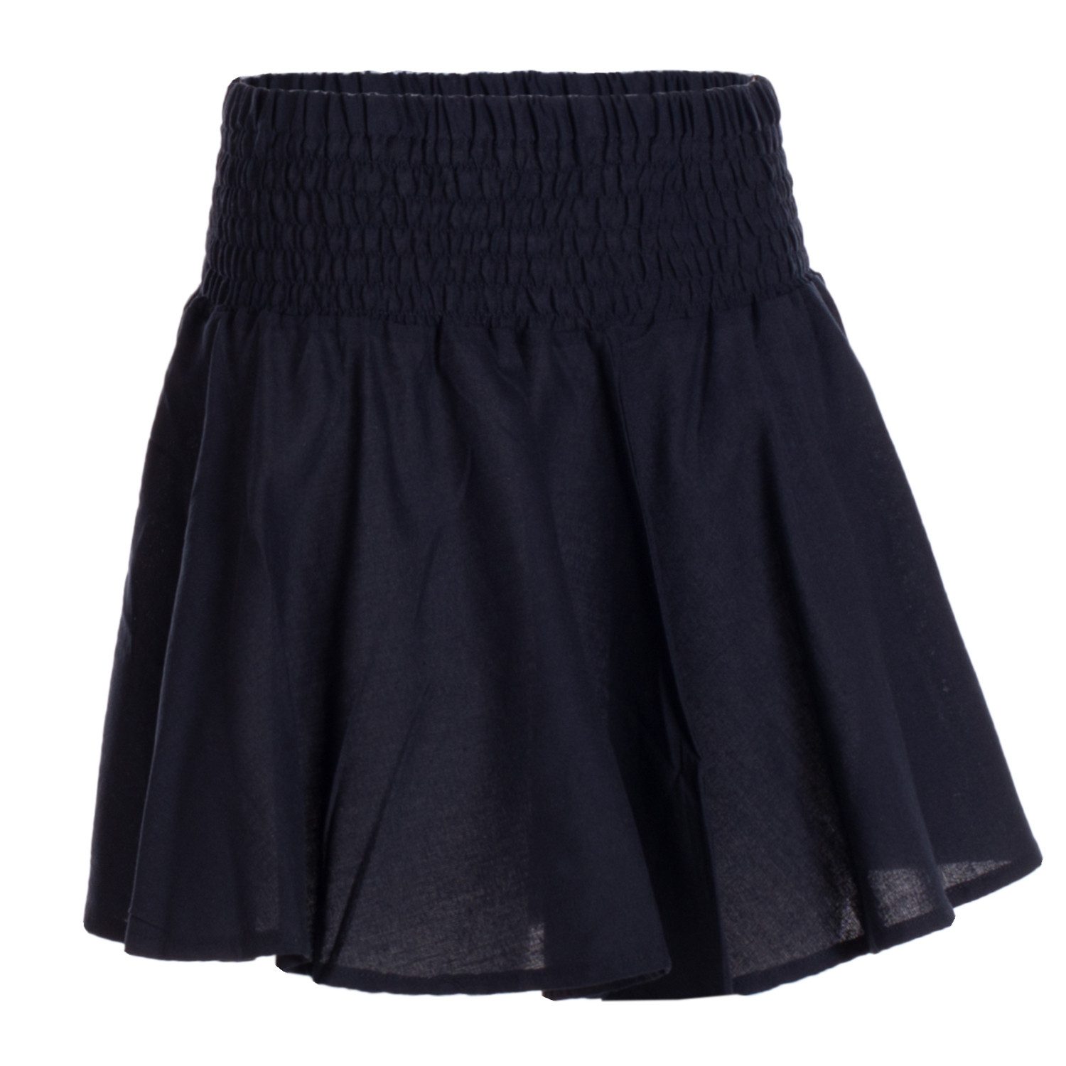Vishes Minirock Damen Mini-Rock Baumwolle Casual elastischer Bund Alternative Bekleidung, Ethno, Hippie, Retro Style