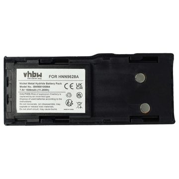 vhbw kompatibel mit Motorola MTX638, PRO3150, P080, P040, LTS2000, PTX600 Akku NiMH 1500 mAh (7,5 V)