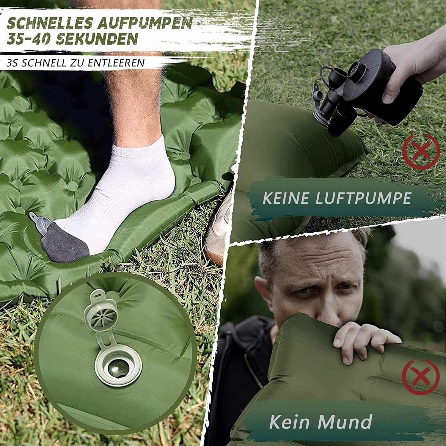 BlingBin Isomatte Selbstaufblasende Campingmatte für Outdoor, günstig online kaufen