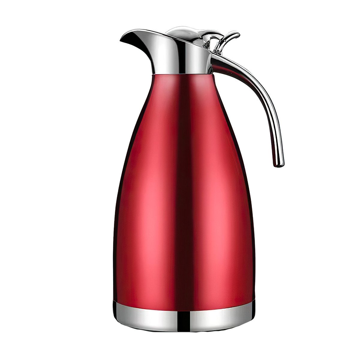 Novzep Kaffeekanne Isolierkanne 2L,Europäische Kaffeekanne,24h Vakuum Hitzekonservierung