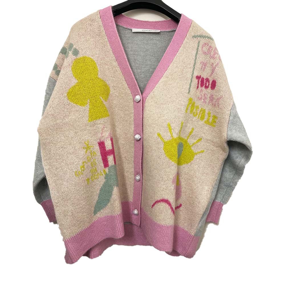 Herzensangelegenheit Strickjacke Strickjacke 25254-1305- feather multi farbe