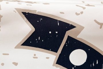 aquaSu Duschvorhang Breite 180 cm (1-tlg., Textil-Duschvorhang), Antibakteriell, Wasserabweisend, Blickdicht, Beschwerungsband, 740074