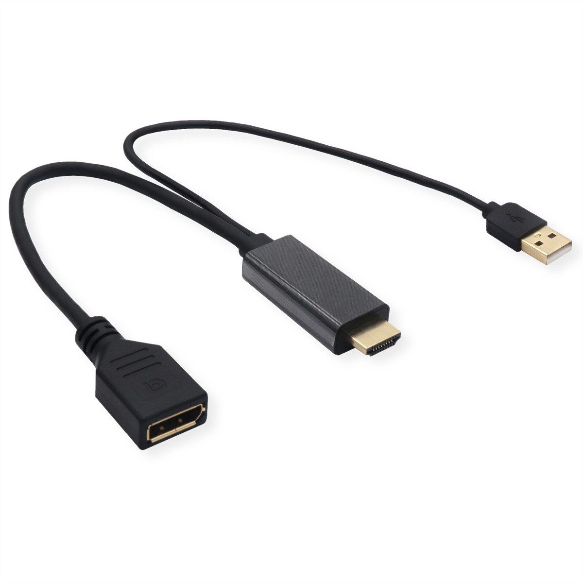 4K HDMI-DisplayPort Adapter, v1.2 Audio- & Video-Adapter