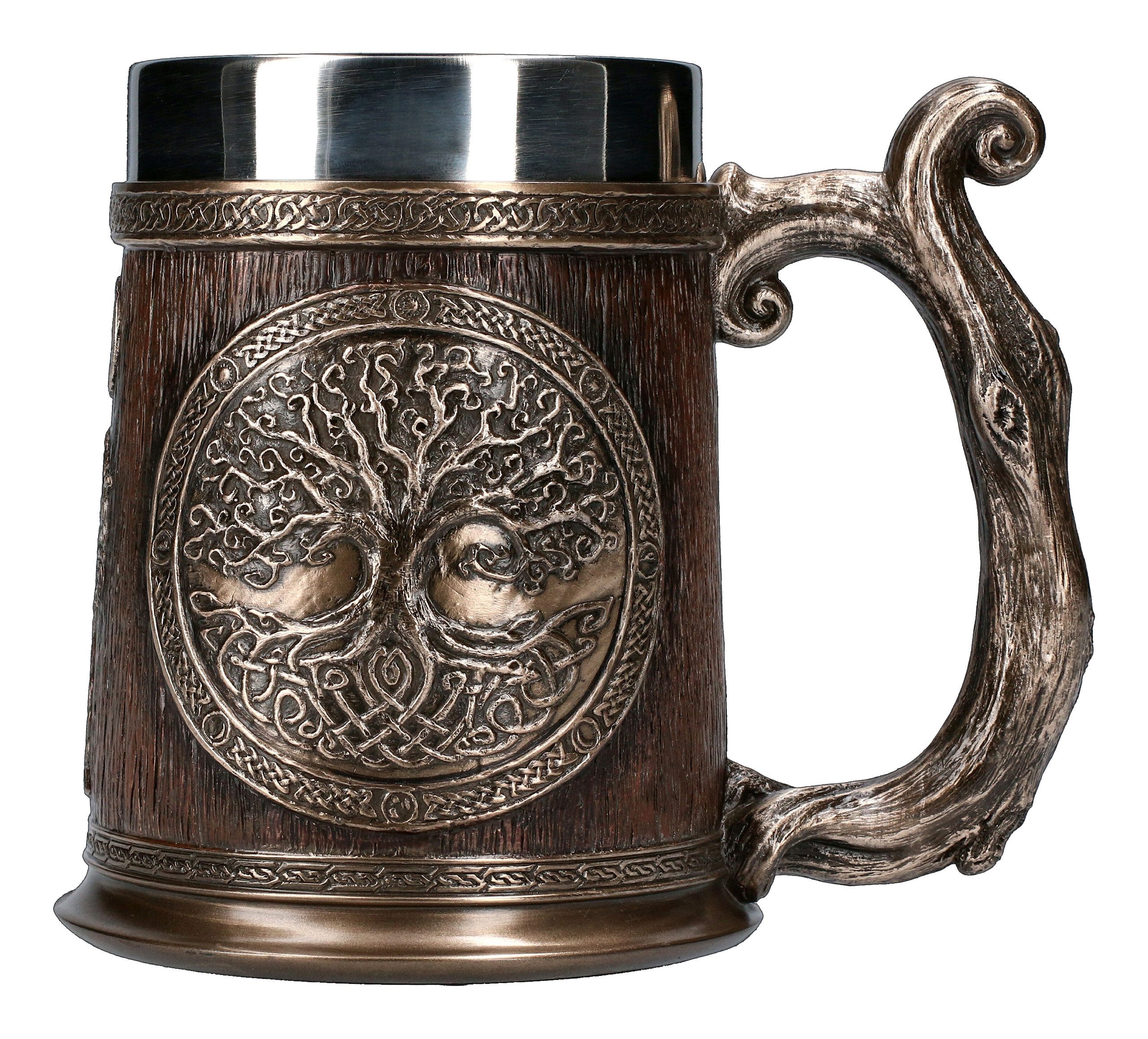 Bierkrug Krug - Lebensbaum Yggdrasil - Veronese Fantasy
