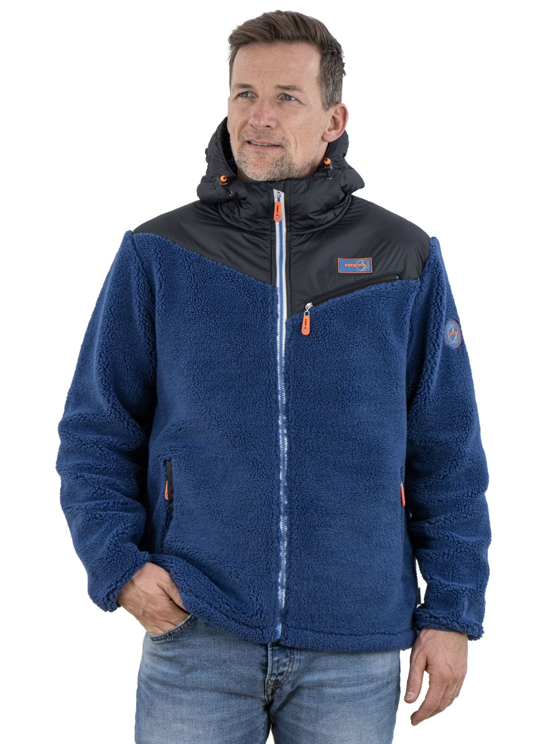 FirstB Fleecejacke Herren Sherpafleece Jacke Arnfried günstig online kaufen