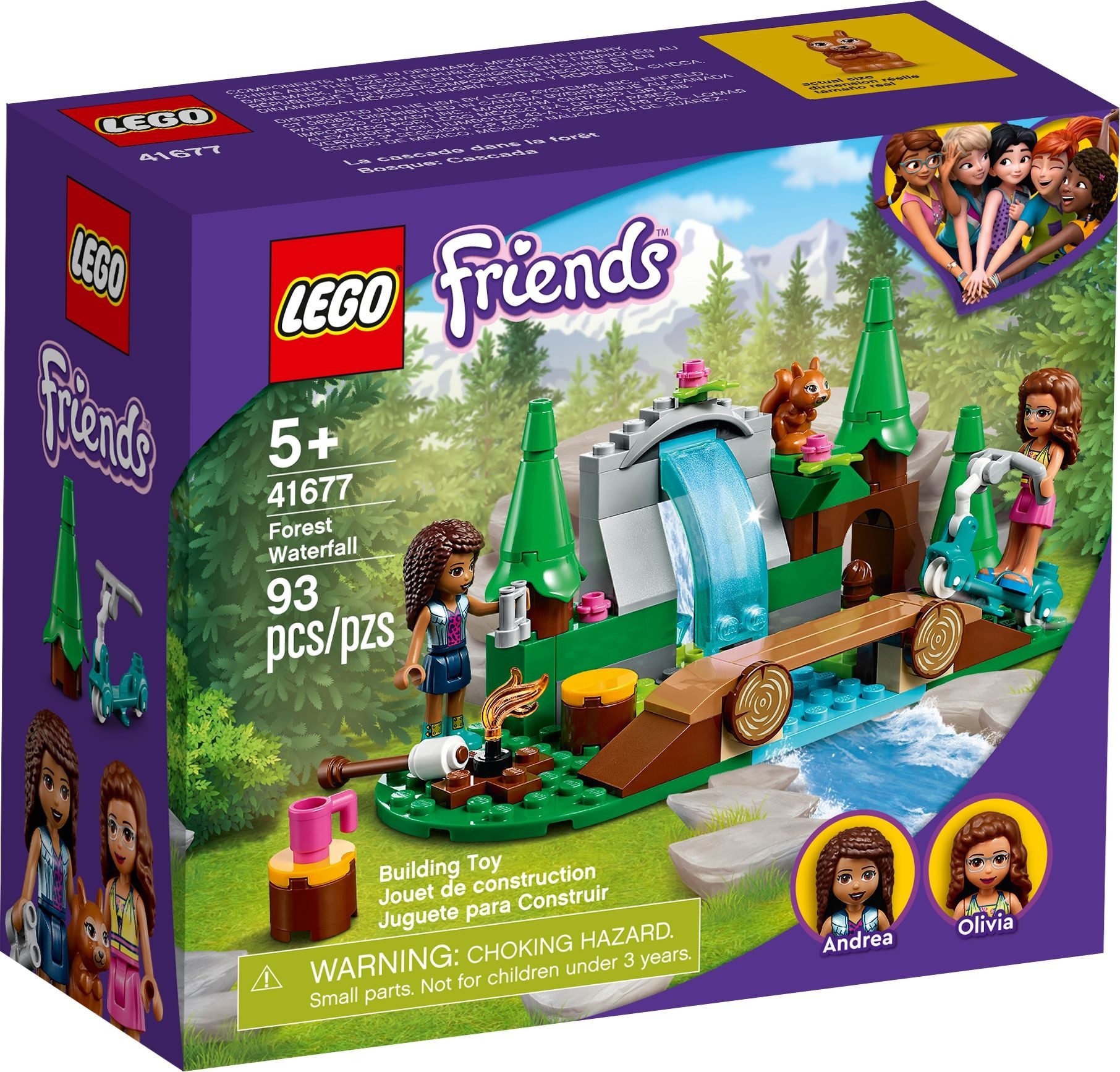 LEGO® Friends Wasserfall im Wald - 41677 NEU! Teile 93x Spielbausteine